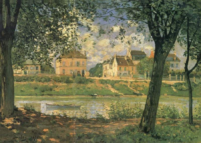 Villeneuve la Garenne on the Seine, Alfred Sisley